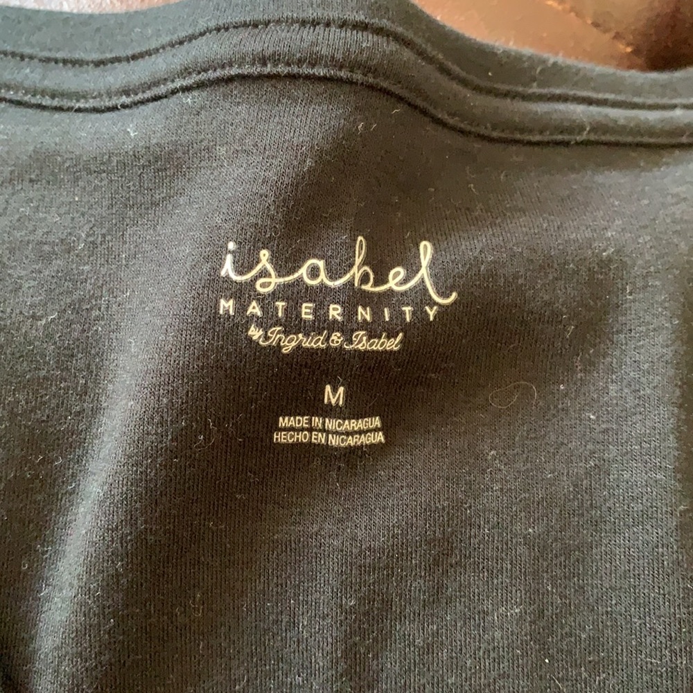 Short sleeve non shirred maternity tee - Picture 4 of 4